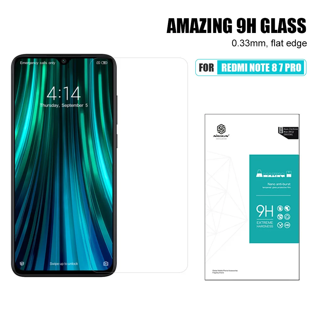 Redmi Note 8 7 Pro стекло Nillkin H/H+ PRO/XD CP+ Полное покрытие закаленное стекло протектор экрана для Xiaomi Redmi Note 8 7 Pro стекло