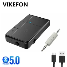 VIKEFON Bluetooth 5,0 приемник передатчик 2 в 1 3,5 мм AUX Jack RCA музыка стерео Bluetooth 4,2 Беспроводные адаптеры для автомобиля комплект ТВ