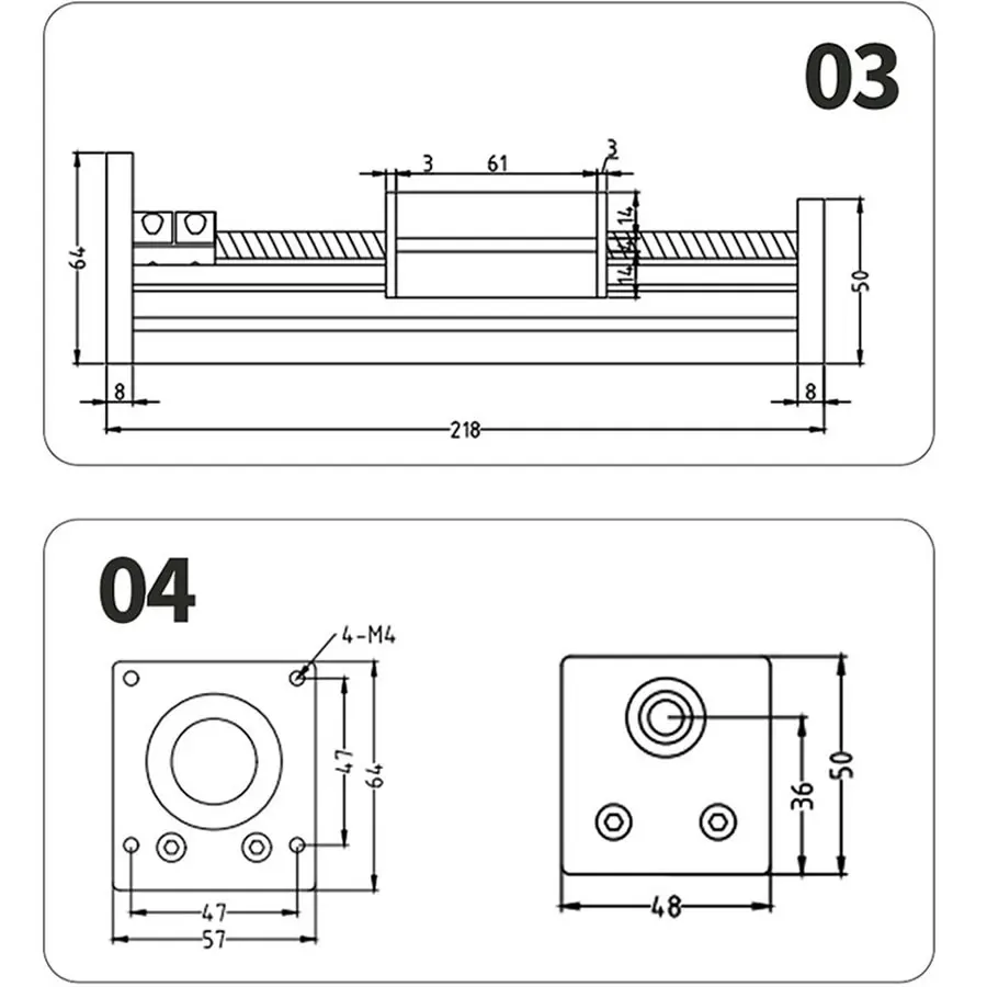 Rollenomloopgeleiding - Almotion lineaire geleiding