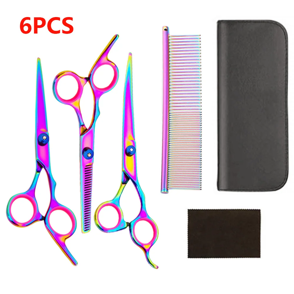 

Hairdressing Haircut Kits Sets Salon Shear Hair Professional Sharp Hair Cutting Thinning Scissors Set