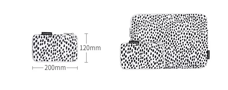 Saco impermeável para laptop, design leopardo, para