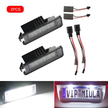 

12V Car LED License Plate Light Lamp LED Car License Plate Light Car light for VW GOLF 4 5 6 7 6R Passat B6 Lupo Scirocco Polo
