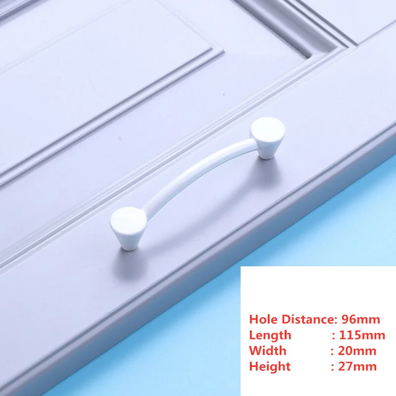 Simplicity Fuji White Kitchen and Furniture Handles