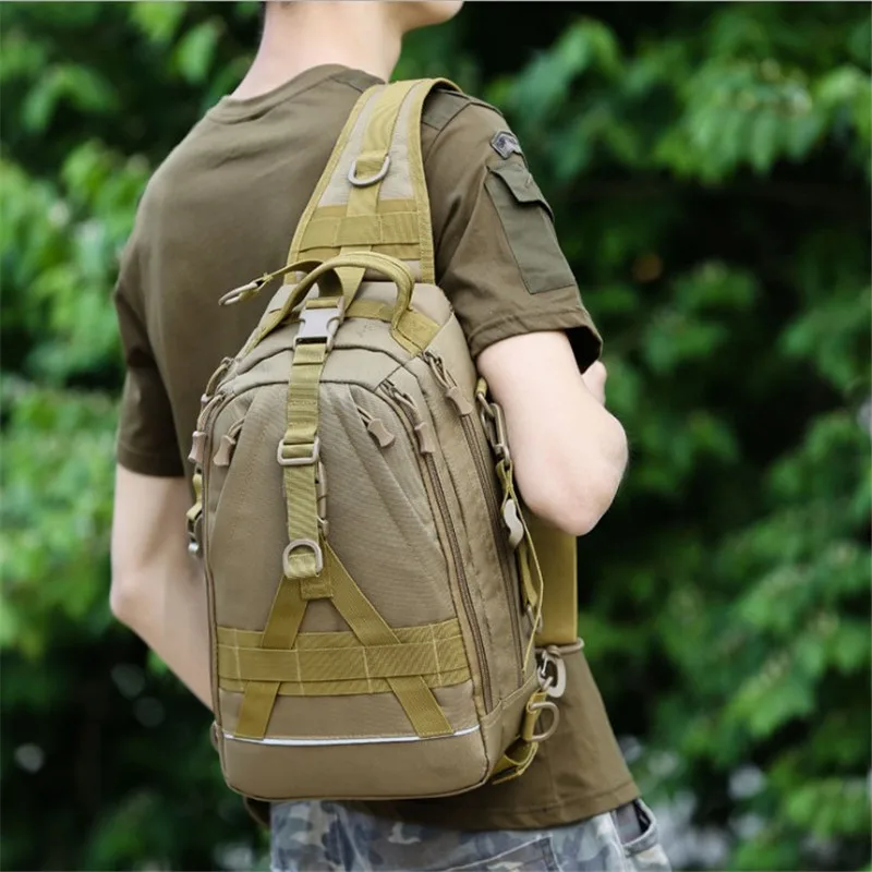Sport Hunting Men Military Tactical chest MOLLE Single Shoulder bags Nylon Wading Chest Pack Unisex S631
