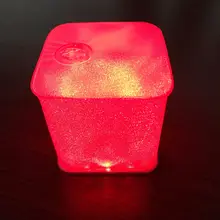 Горячая распродажа! светодиодный складной квадратный красочный светильник на солнечной батарее для кемпинга