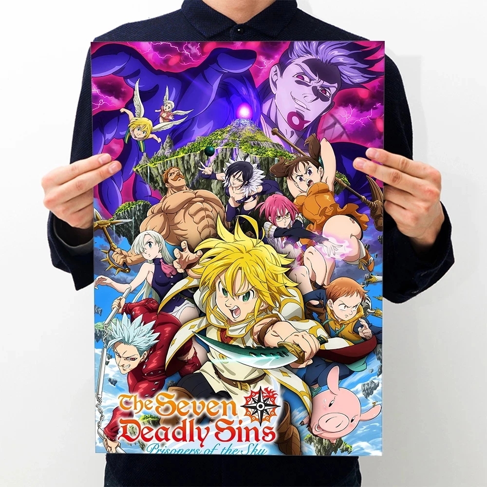 Cartaz Nanatsu no taizai (Sete Pecados Capitais) - Sua loja alternativa de  anime