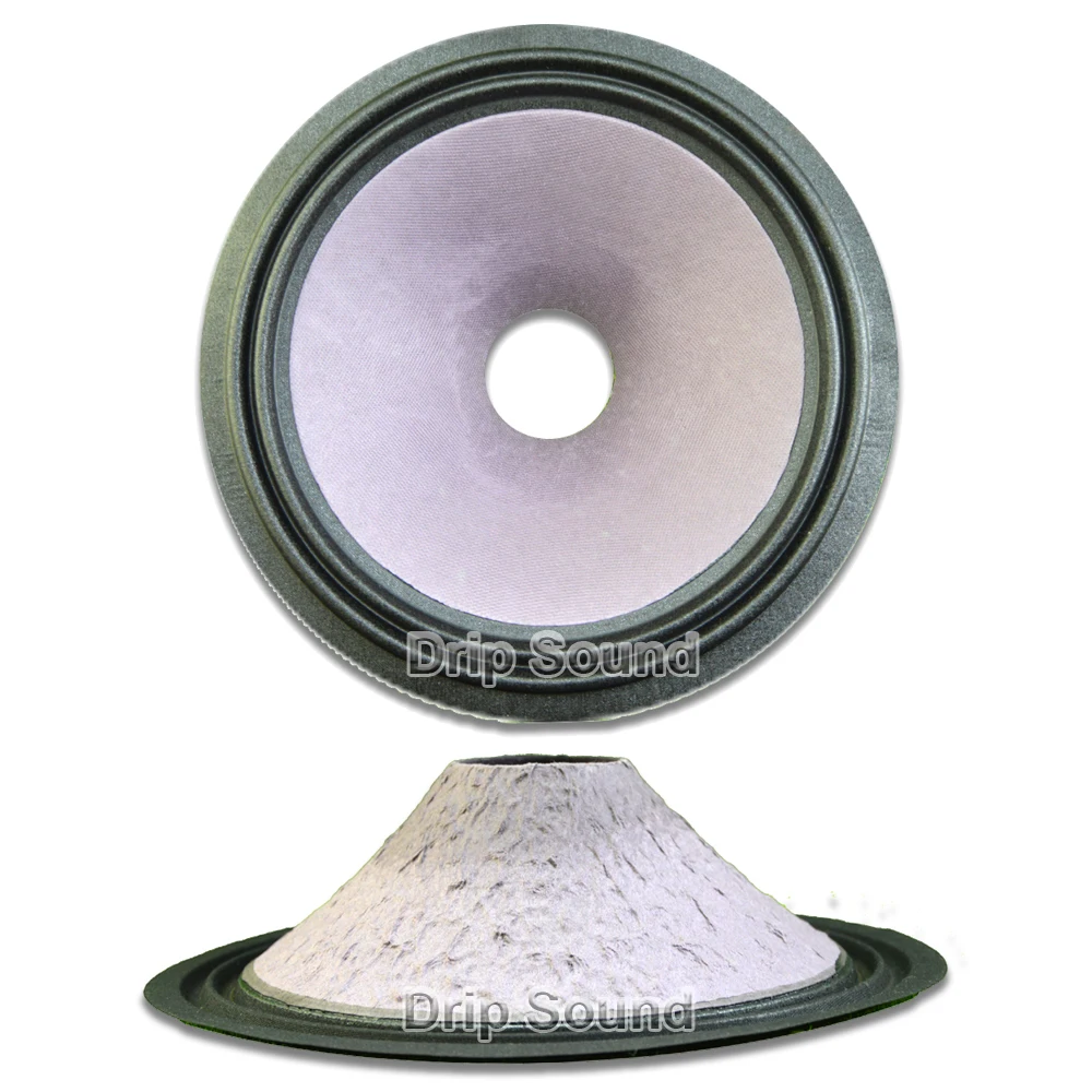 Bacia de Papel Tambor de Papel Borda de Pano Peças de Reparo Polegadas Núcleo Alto-falante Cone Woofer 2 Anel Trumper Baixo 10 250mm 49.5mm