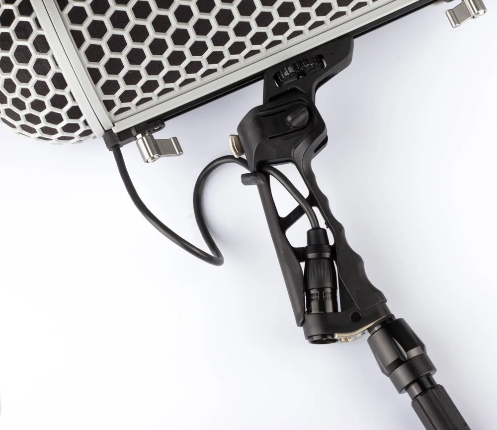 Taper Bloqueio Microfone Windsheld Blimp Antena Fin Boom Pole Liberação Rápida Sistema Rápido fr Psc Música Captador Qrt Som - Image 6