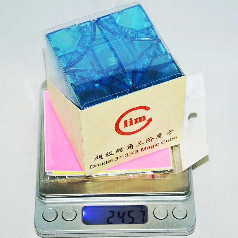Fangshi Limcube Dreidel 3*3*3 куб(прозрачный синий, ограниченный выпуск) куб для коллекции