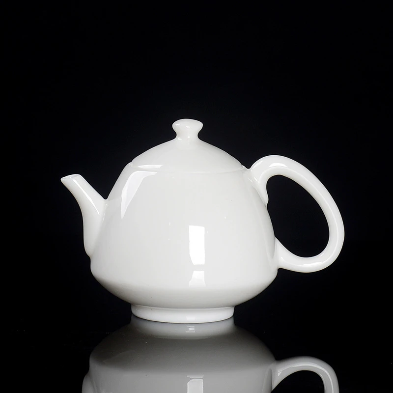 JadePorcelainPot Керамический Настой чайника Suet Jade белый фарфоровый чайный сервиз керамическая супница чайный сервиз - Цвет: JadePorcelainPot