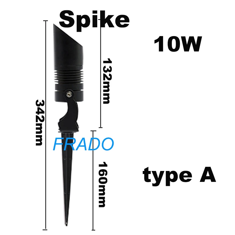 ตัวเลือกสินค้า ไฟส่องสนาม LED กันน้ำ IP65 7-20W กลางแจ้ง