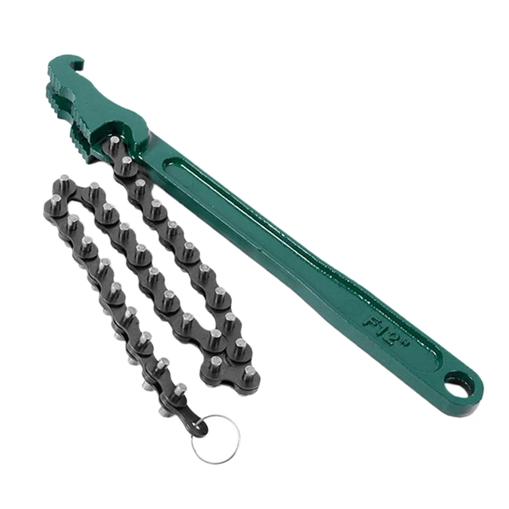 Adjustable Car Oil Filter Wrench Spanner Chain Type 40-150mm, Easy to Use Adjustable Car Oil Filter Wrench Spanner Chain Type 40-150mm, Easy to Use