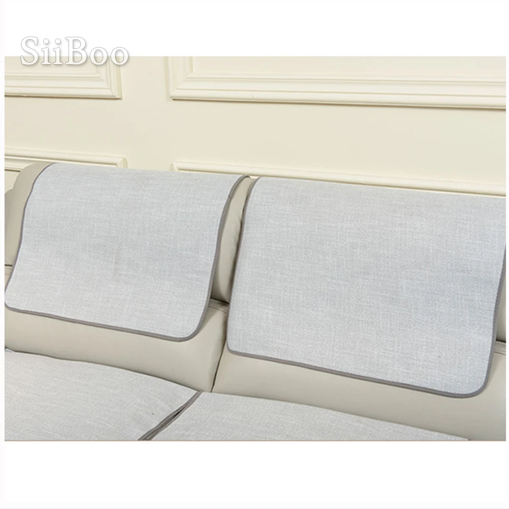 Европейский стиль светло серый льняной чехол для дивана cama гостиной fundas de sofa