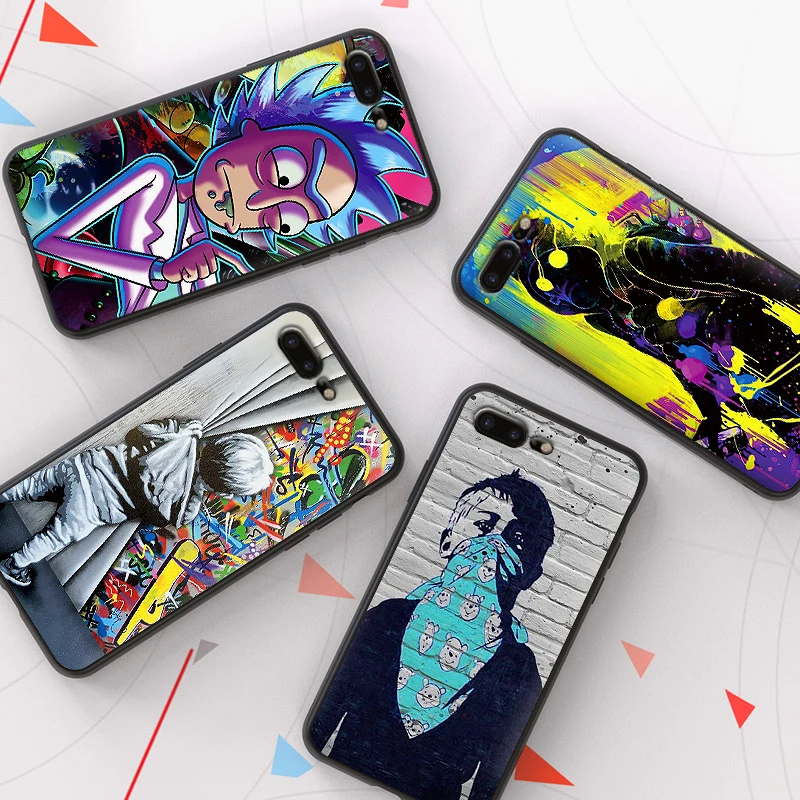 Graffiti Quote Soft Silicone Phone Case For iphone X XS Max XR 7 8 6 6s Plus TPU Back Cover | Мобильные телефоны и