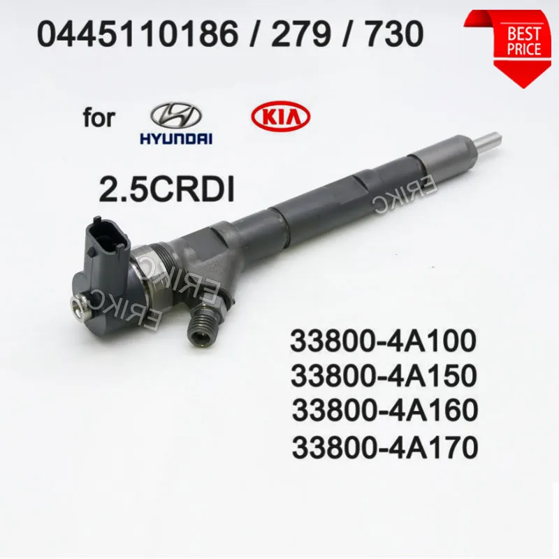 Распылитель ERIKC Форсунка для дизельного топлива 0445110730 110 186 CR HYUNDAI 338004A150 33800 4A100 4A170
