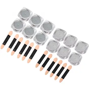 

Glitter Nail 6pcs 0.5g Nail Art Powder Nail Decoration Glitter Pigment for Nail Art Salon Rub For Nails