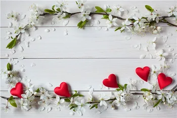 

SHENGYONGBAO Art Fabric Photography Backdrops Prop Christmas day and Wood Planks theme Photo Studio Background M191108-101