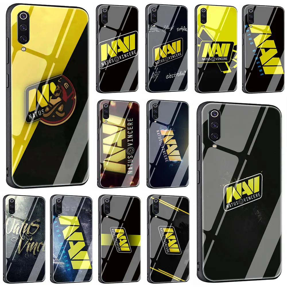 EWAU Natus Vincere navi Tempered Glass Phone Cover Case For Xiaomi Mi 8 9 Redmi 4X 6A Note 5 6 7 Pro Pocophone F1