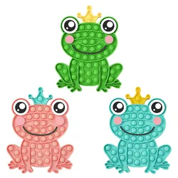 Fidget Toys Pop – jouets animaux arc en ciel, divers Styles, à presser, tigre à doigt, cadeau de nouvel an pour enfants, matériel sain 