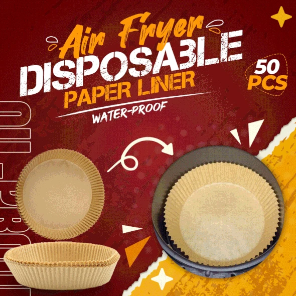 Air Fryer Disposable Baking Paper  Disposable Paper Liner Air Fryer -  100/50pcs - Aliexpress