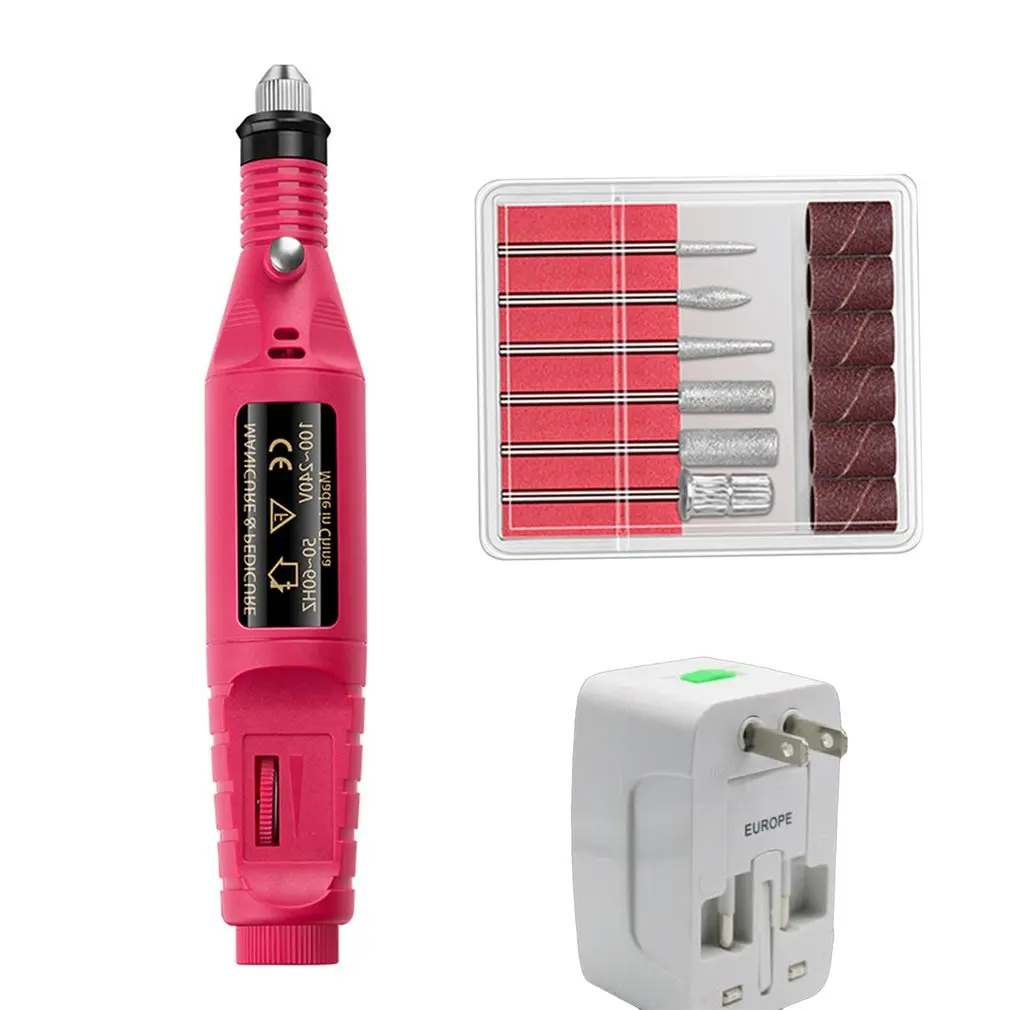

Professional Electric Electric Manicure Machine Nail File Art Equipment Pen Nail Polishing Kit Eu Plug/Us Plug