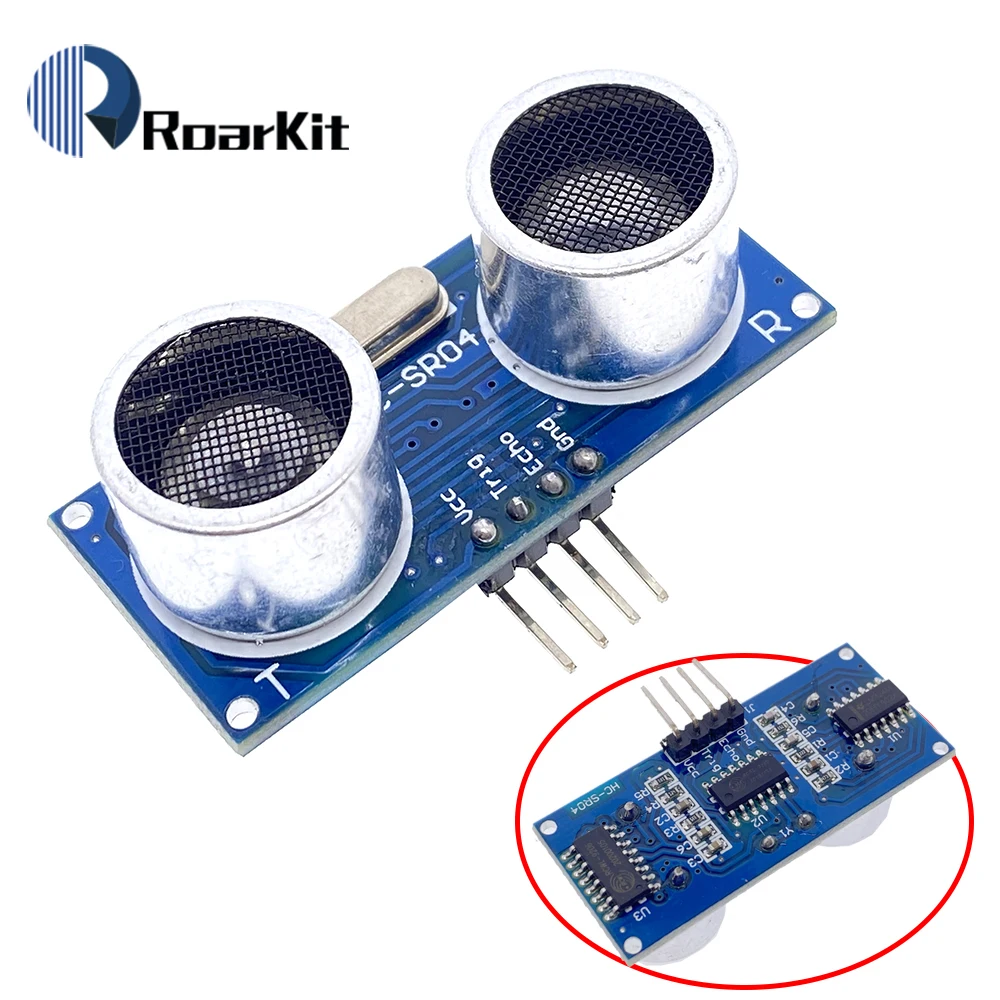 Новый ультразвуковой модуль датчик измерения расстояния для Arduino HCSR04 DC 5V IO