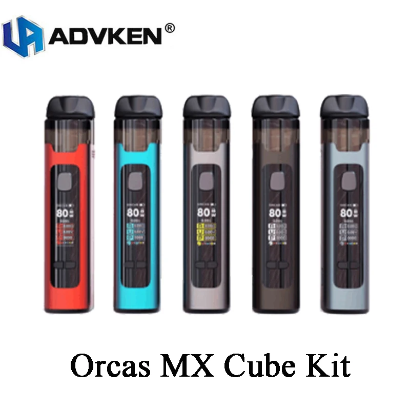 Оригинальный набор Advken Orcas MX Cube Kit аккумулятор 80 Вт картридж 4 5 мл подходит для