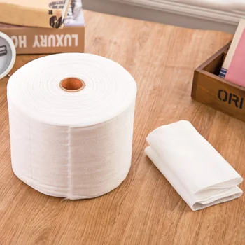 

1 Roll Ultrathin Convenient High Quality Soft Disposable Soft Facial Towels Face Cleansing Towel Travel Cleansing Wipes Cosmetic