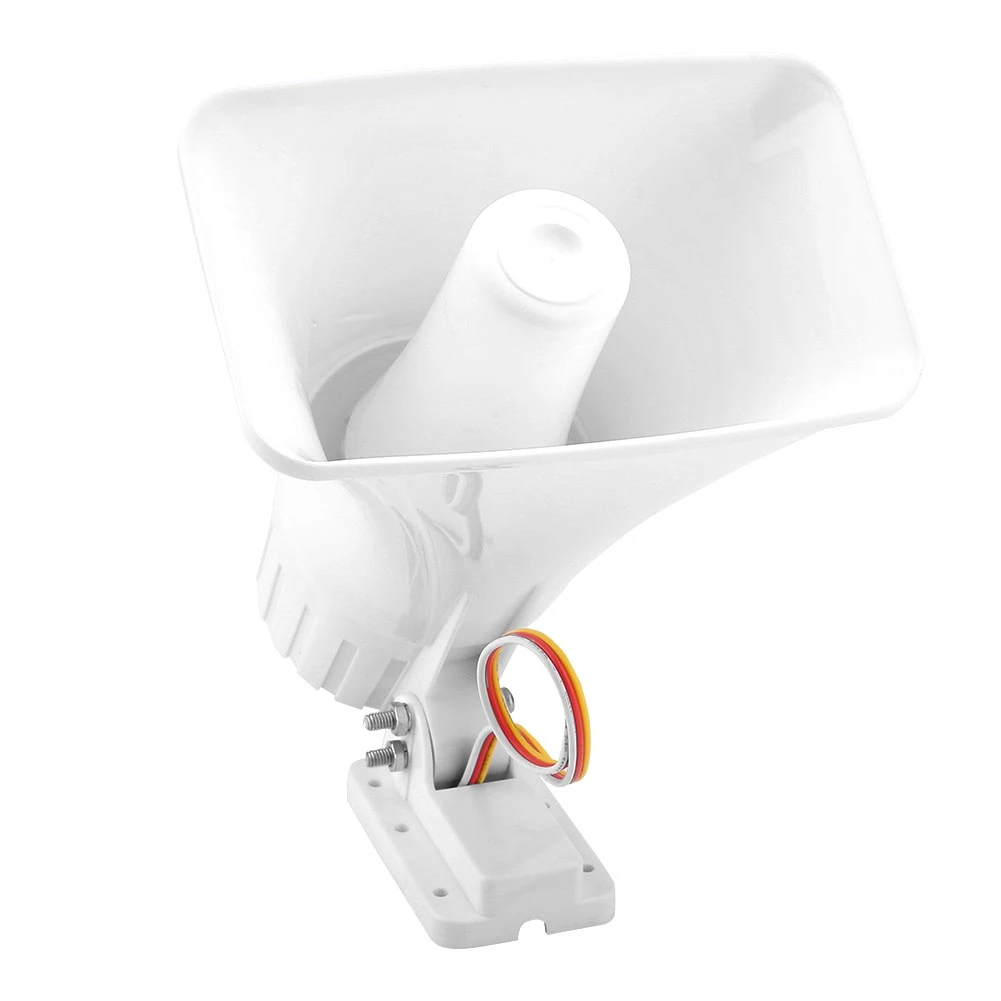 

DC 12V Alarm Siren Dual Tone Wired Horn Sirens Burglar Alarm System Warning Althorn 150 DB For Home