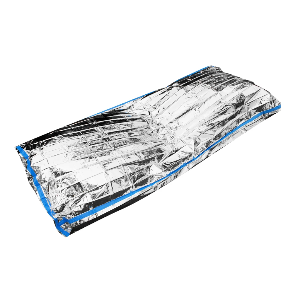 200 x 100cm Silver Emergency Sleeping Bag Thermal , Reflective Blanket