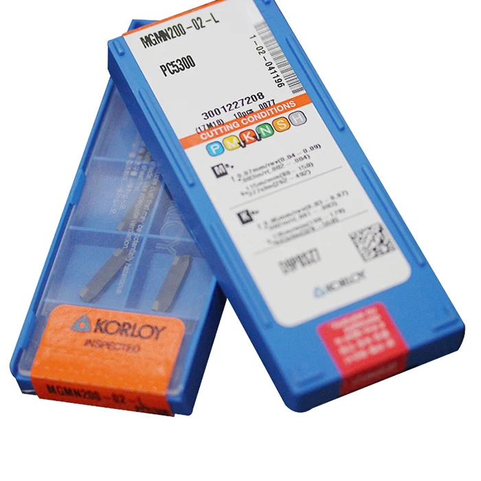 GenuineOriginal Корея KORLOY MGMN200-02L PC5300 MGMN200-02-R PC5300 MGMN200-04-R PC5300(10 шт./лот) резец для внутренней обточки вставки