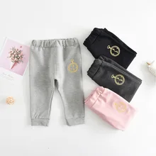 Маленькие будильники с вышивкой на гусеничном ходу, Новинка осени года, повседневные штаны для мальчиков детские шаровары в Корейском стиле, Pur