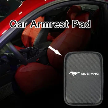 

Car Armrest Cover Pad For Ford Mustang Auto Seat Armrest Cushion Center Console Box Cover Pad Car Accessories Interior 1Pcs