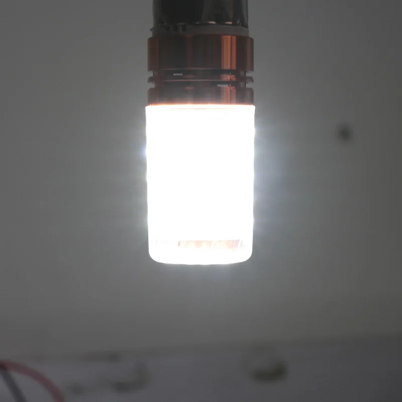 Светодиодная лампочка e14 кукурузная лампа rgb 12 Вт 12 В 24 в 36 в 48 в 60 в энергосберегающая лампа 2835 Чип 60 светодиодов супер точечная свеча домашнее освещение - Испускаемый цвет: Белый