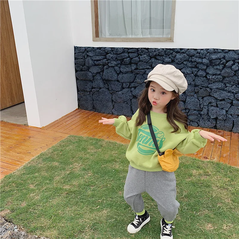 New Arrival Baby Boys Girls Sweatshirts Winter Spring Autumn Child Plus Velvet Hoodies Kids Long Sleeves Sweater Pullovers Tops