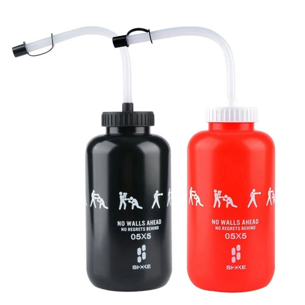 Boxing Water Bottle 1L Large Capacity Sport Bottle Squeezable Sports