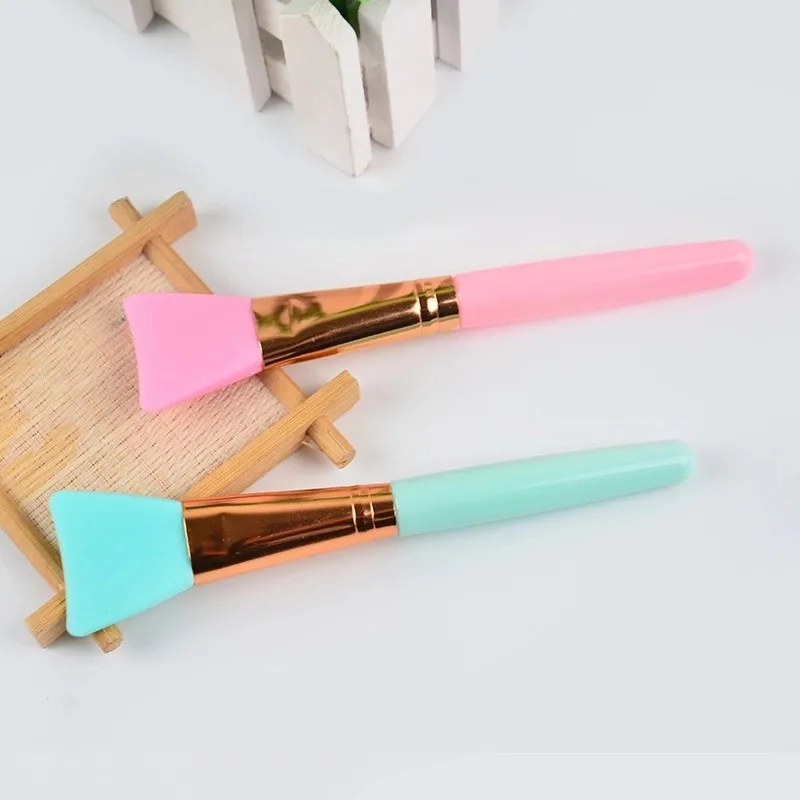 

2 colors Professional Women Skin Face Care Silicone Facial Mud Mixing Makeup Brushes Foundation Tools