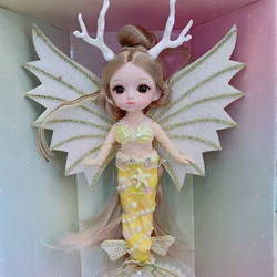 BJD – poupée princesse sirène Super mignonne pour fille, échelle 1/6, 30CM, 11 articulations, corps avec vêtements, jouet entier, cadeau, C1635 