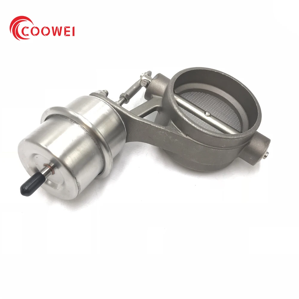 2'' 51MM Stainless Steel Exhaust Control cutout Valve Set With Vacuum Actuator Close Styleset 3