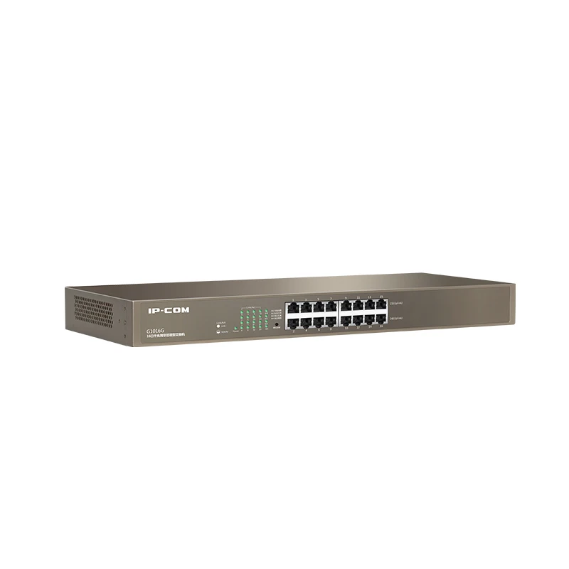 IPCOM G1016G 16 Порты рабочего Gigabit 1000 Мбит/с коммутатор Ethernet сетевой LAN концентратор