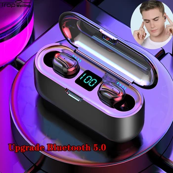 

Trop Weiling True Wireless Earpiece Bluetooth Earphone Sport Headset Earbuds Headphones Bluetooth 5.0 Earphone for xiaomi/Iphone