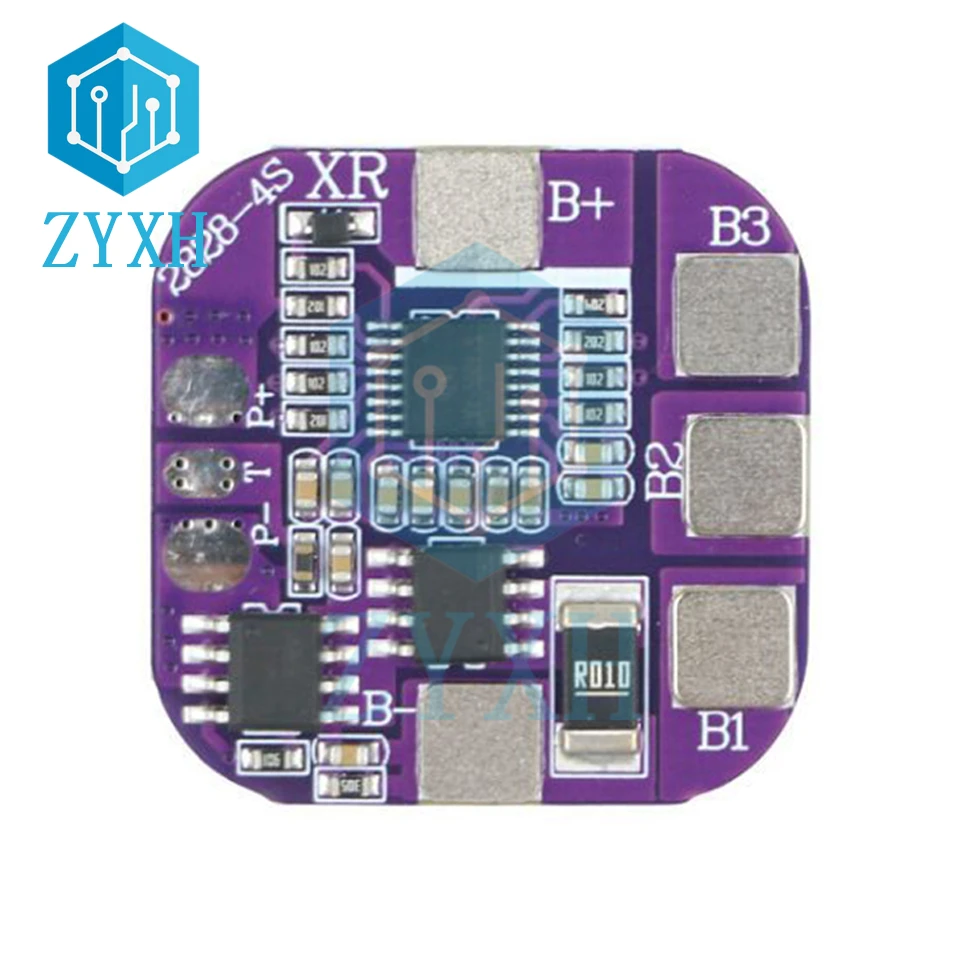 BMS 14500 배터리 충전기 보드, 공통 포트 단락 보호, 태양광 LED 가로등..