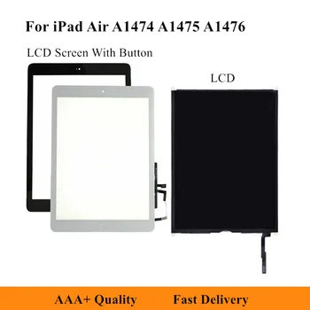 

New For iPad Air 1 iPad 5 LCD Touch Screen Digitizer Front Glass Display Touch Panel Replacement For iPad A1474 A1475 A1476