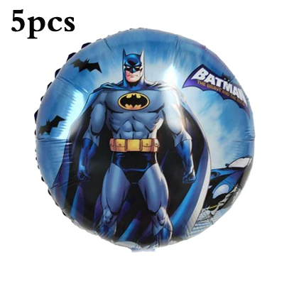 Америка капитан Халк Человек-паук Бэтмен фольгированный шар Мстители надувные шары День рождения баннер для вечеринки в честь Дня Рождения Декор Globos - Цвет: Темно-серый