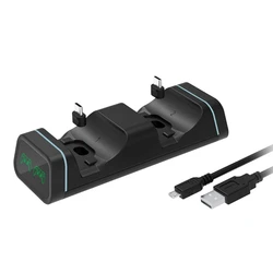 TYX-0613 Double High Speed Controller Charger Dock for PS5Controller Gamepad Fast Charger Stand Charging Base TYX-0613 Double High Speed Controller Charger Dock for PS5Controller Gamepad Fast Charger Stand Charging Base