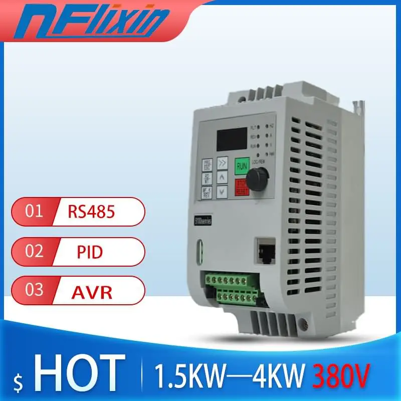 VFD 380 В 4 кВт AC в кВт/4 кВт/кВт Векторный привод переменной частоты KNK3 3-фазный