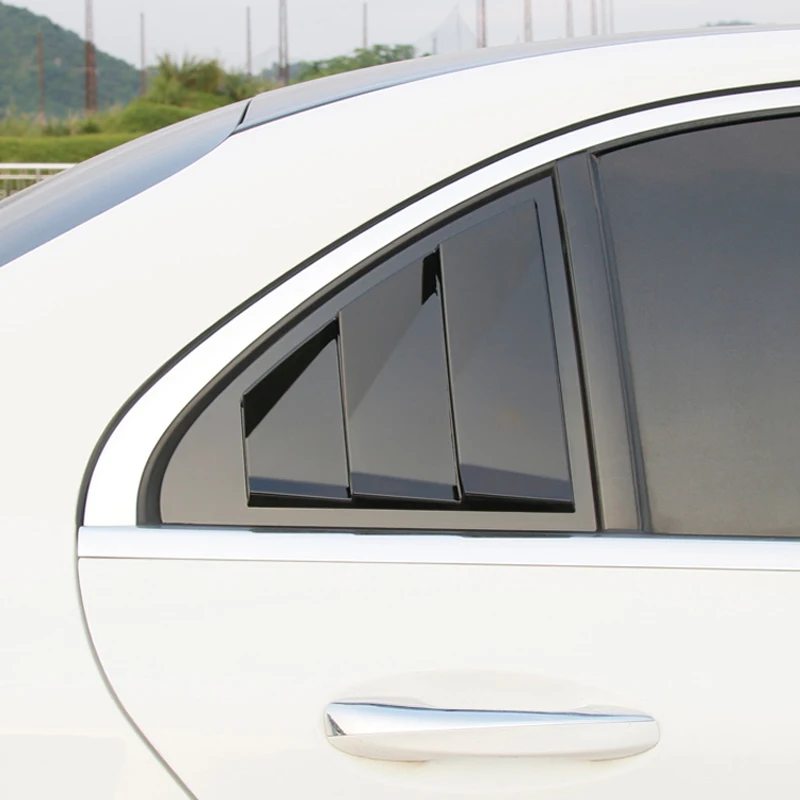 Для Mercedes C200 C260 C300 E260 E300 CLA250 C-CLASS купе автомобильные наклейки модификация окна из углеродного волокна декоративные наклейки