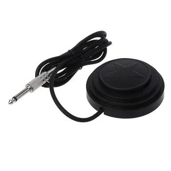 

New Round 360 Star Tattoo Machine Footswitch Foot Pedal Controller Power Supply Drop Ship 11