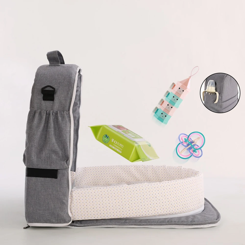 Sac à langer modulable en lit pour bébé • Sac de Voyage