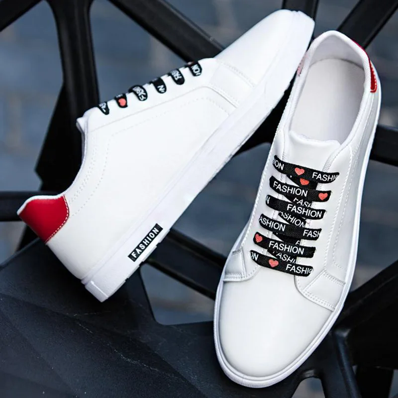 Zapatillas de deporte informales de cuero para niños, zapatos planos para  exterior, a la moda, para otoño, 2021| | - AliExpress